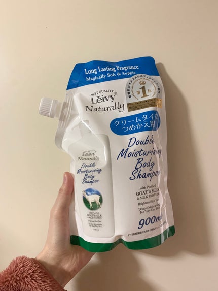 ボディシャンプー ゴートミルク 詰替用900ml/Leivy/ボディソープの画像