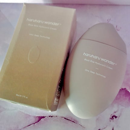 ブラックライスヒアルロニッククリーム/haruharu wonder/フェイスクリームを使ったクチコミ(6枚目)