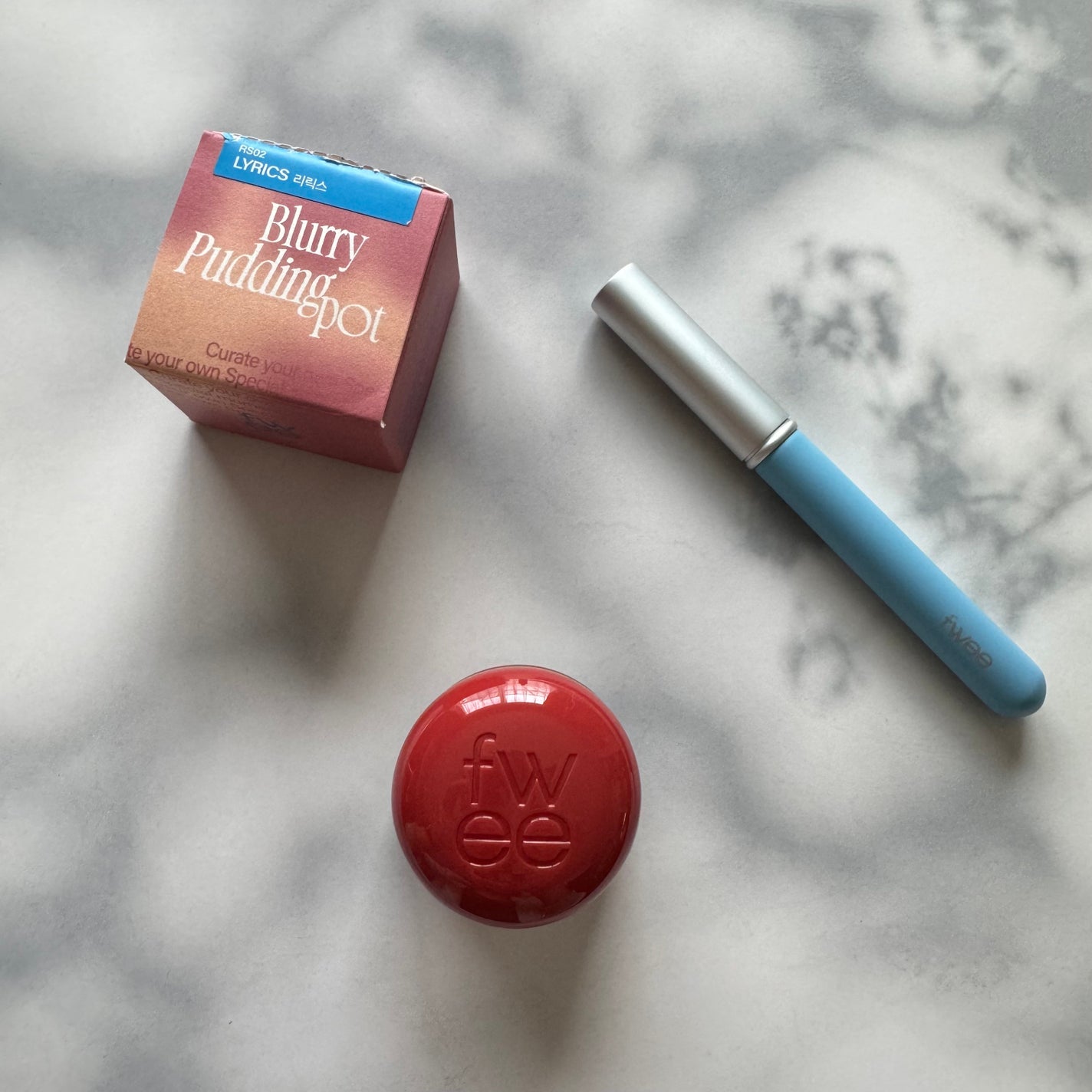 リップアンドチーク ブラーリープリンポット/fwee/口紅を使ったクチコミ(1枚目)