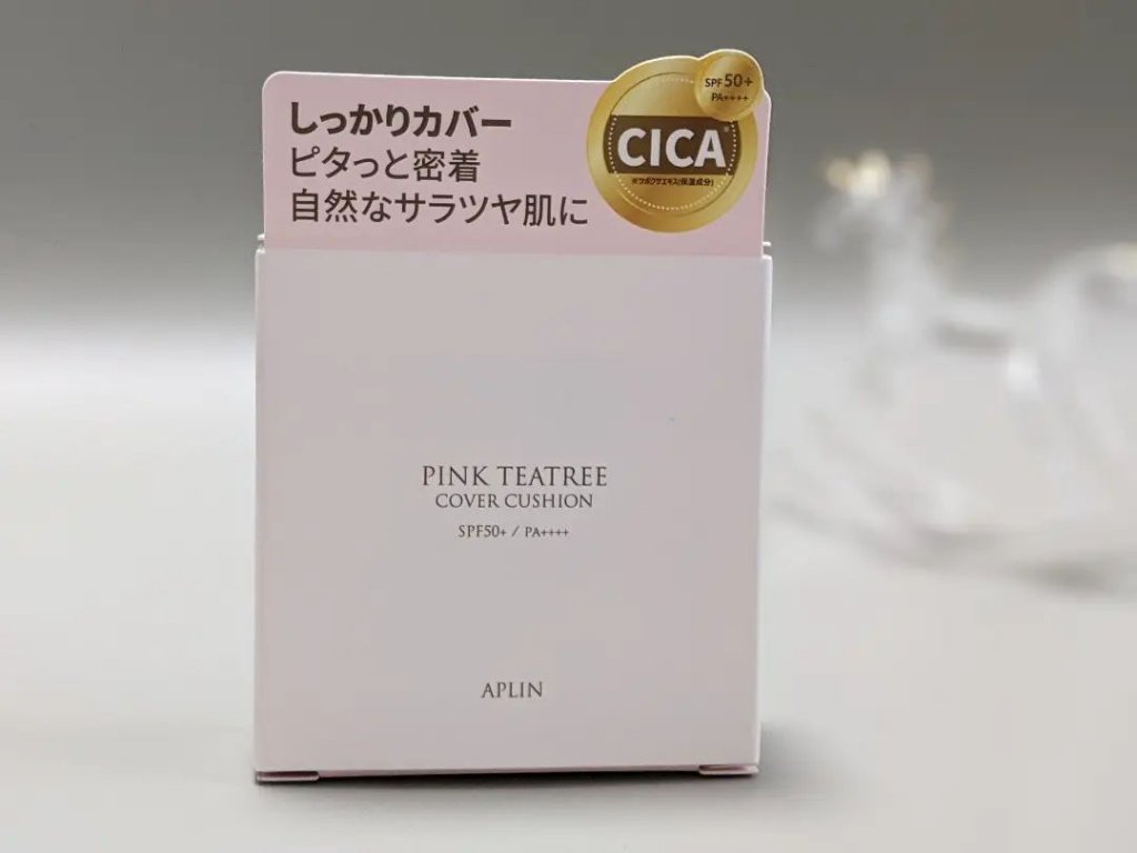 ピンクティーツリーカバークッション/APLIN/クッションファンデーションを使ったクチコミ（2枚目）