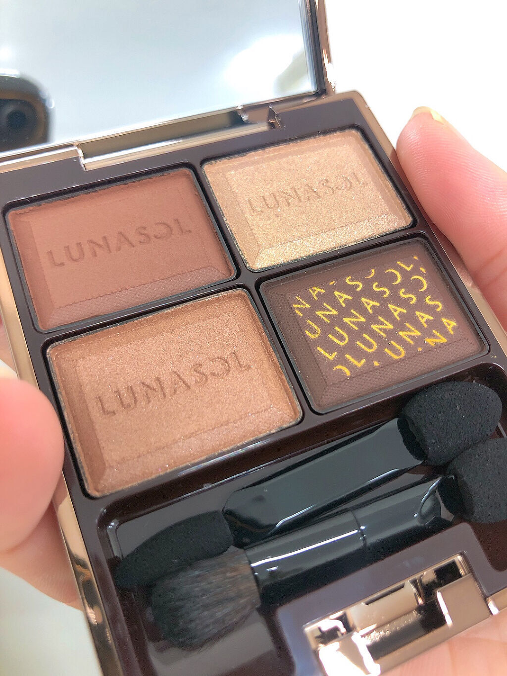 セレクション・ドゥ・ショコラアイズ 02 Chocolat Amer/LUNASOL/アイシャドウパレットを使ったクチコミ（2枚目）
