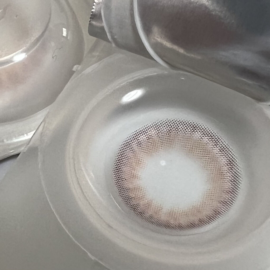 cloud pudding pink brown/chuu LENS/カラーコンタクトレンズを使ったクチコミ（3枚目）