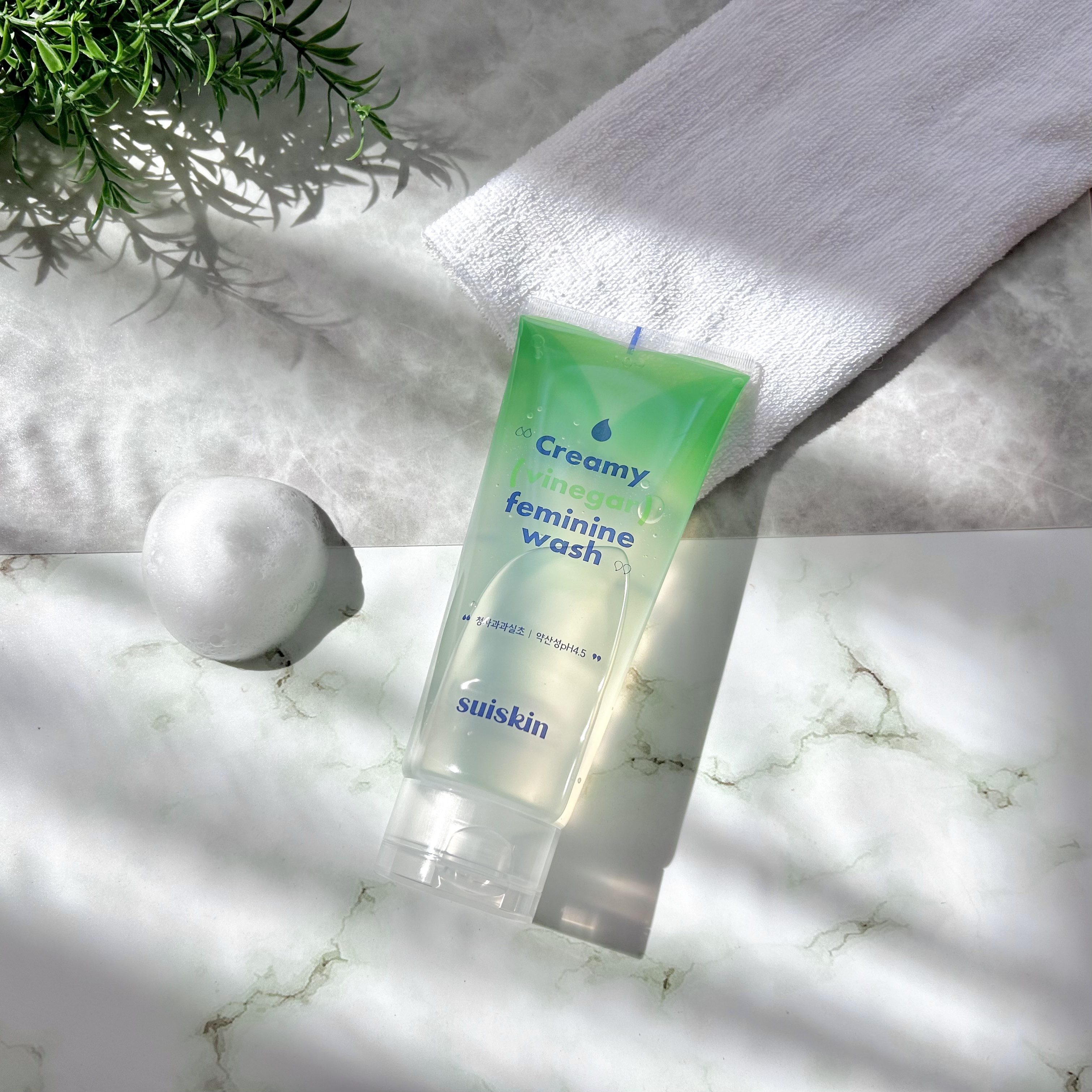 クリーミービネガーフェミニンウォッシュ/suiskin/ボディソープを使ったクチコミ（1枚目）