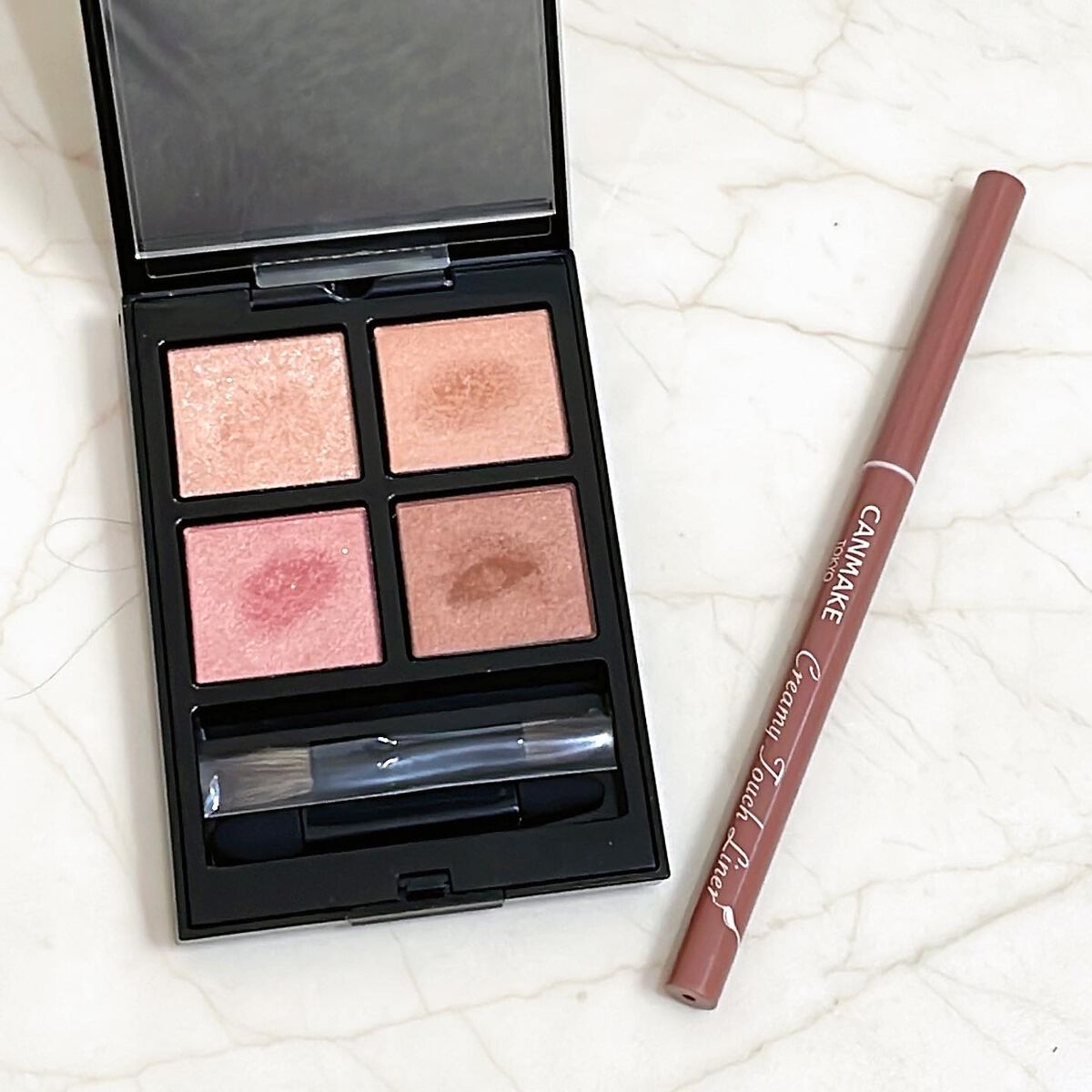 クリーミータッチライナー/キャンメイク/ジェルアイライナーを使ったクチコミ（1枚目）