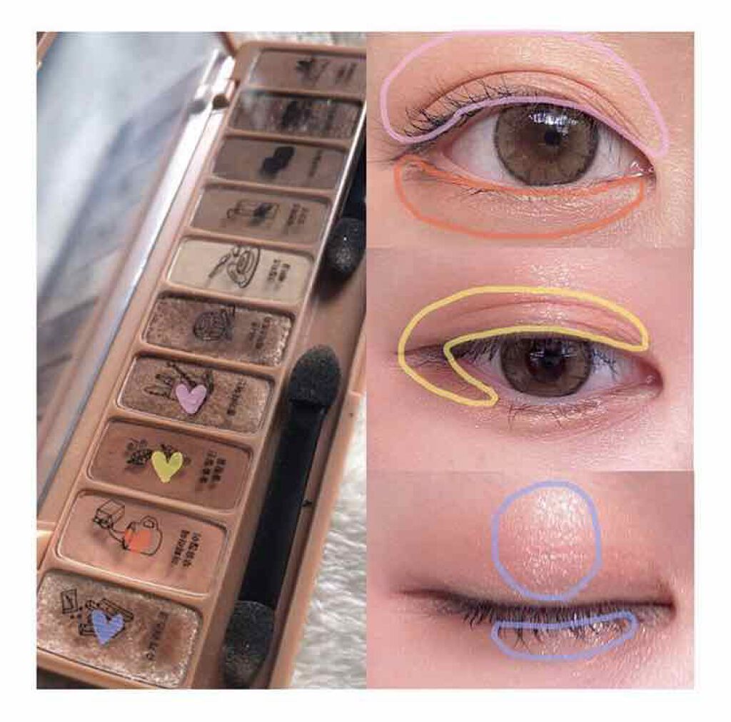 プレイカラー アイシャドウ/ETUDE/アイシャドウパレットを使ったクチコミ（3枚目）