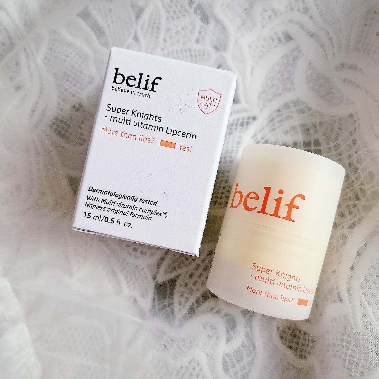 スーパーナイツ マルチ Ｖ リップセリン /belif/リップクリームを使ったクチコミ（1枚目）