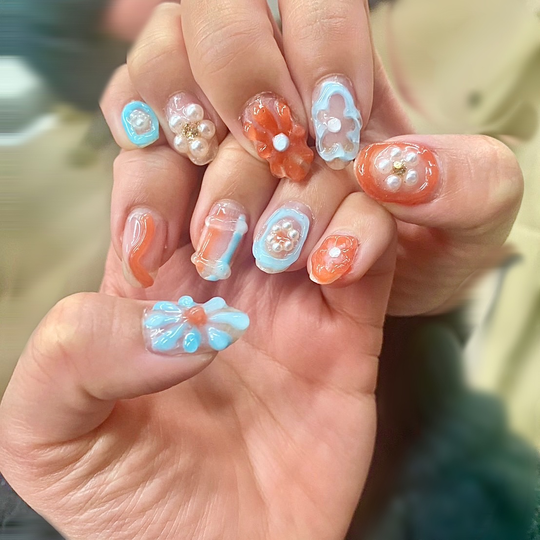 ジェルネイル（ライト対応）/セリア/ジェルネイルを使ったクチコミ（2枚目）