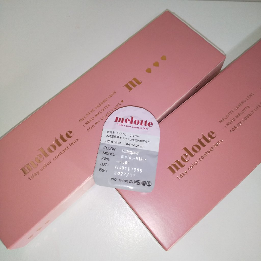 melotte 1day/melotte/ワンデー（１DAY）カラコンを使ったクチコミ（2枚目）