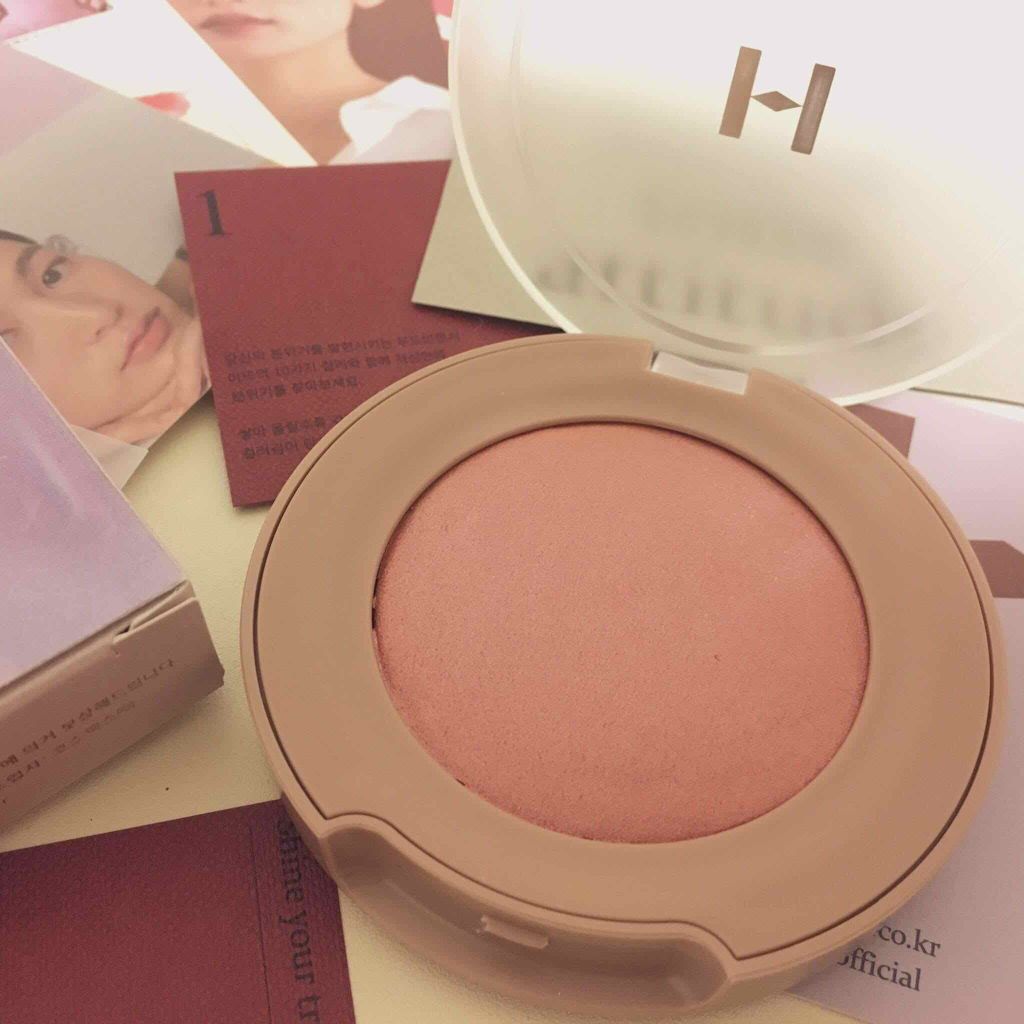 トゥルーディメンショングロウチーク/hince/パウダーチークを使ったクチコミ（1枚目）