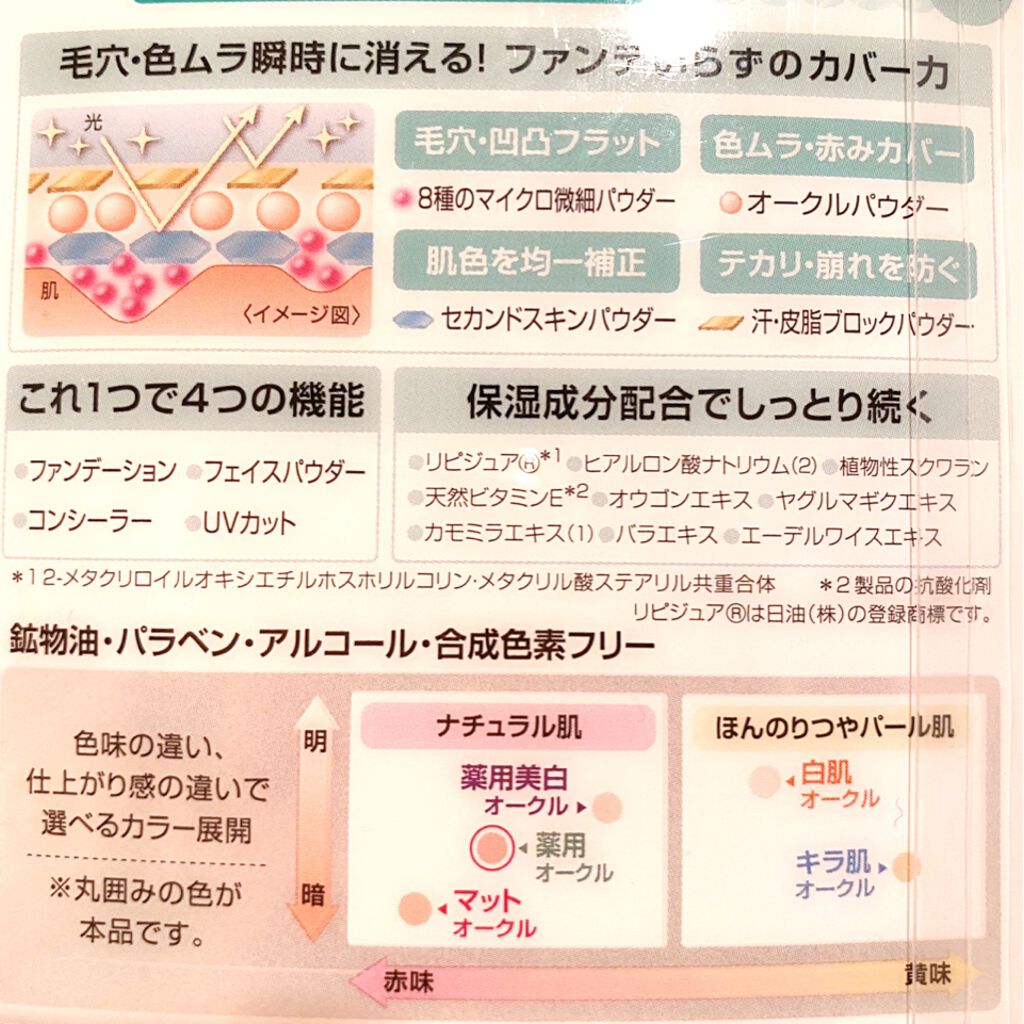 クリアラスト フェイスパウダー N 薬用オークル/クリアラスト/プレストパウダーを使ったクチコミ(4枚目)