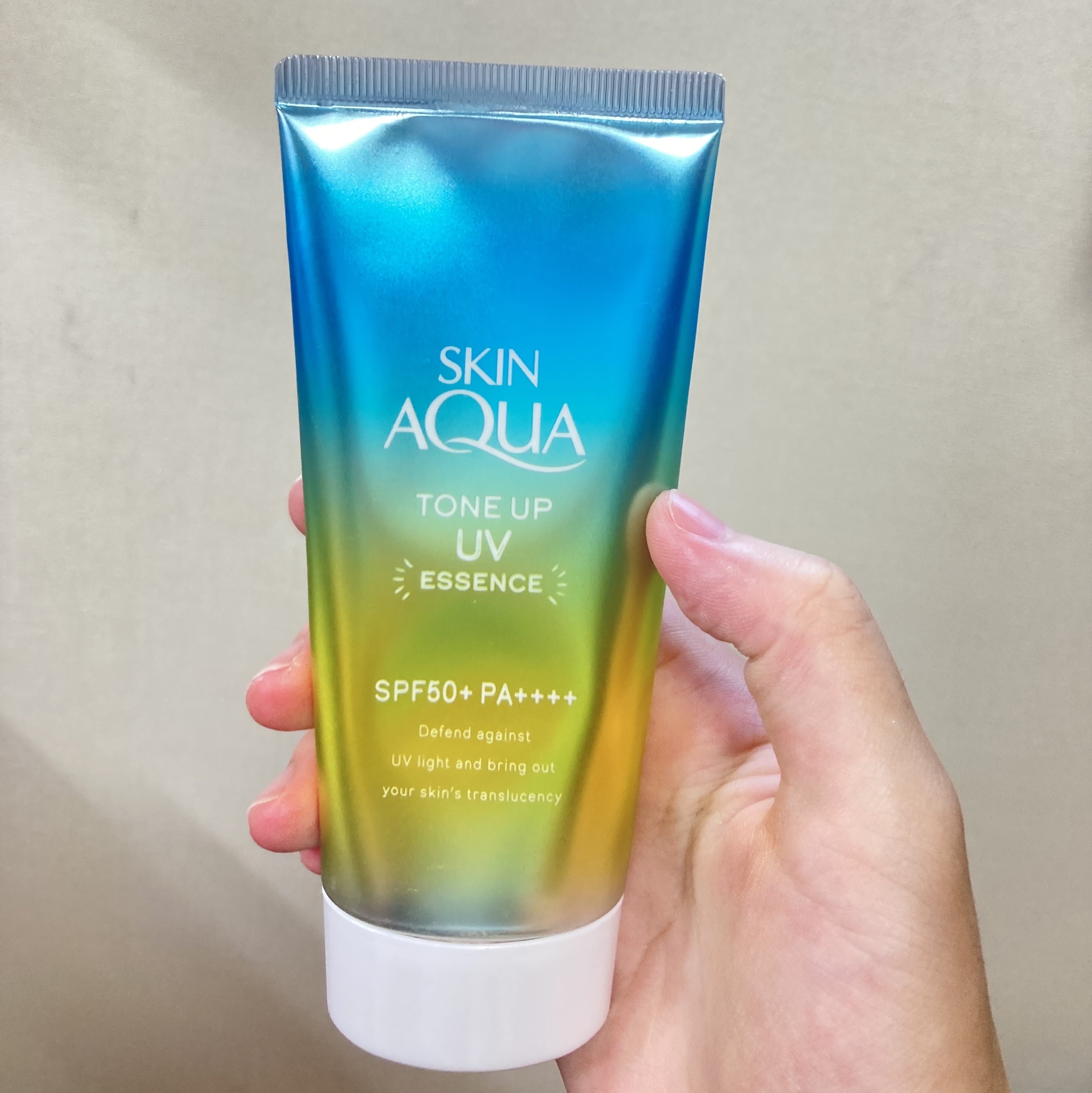 スキンアクア トーンアップUVエッセンス/スキンアクア/日焼け止めクリームを使ったクチコミ（1枚目）