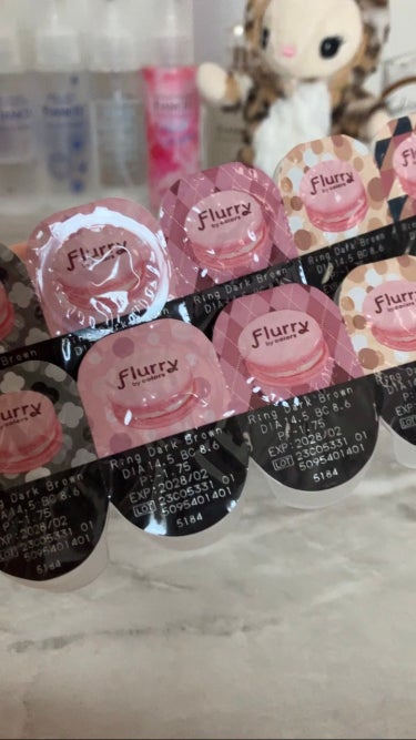 Flurry by colors 1day リングダークブラウン(キマグレネコ)/Flurry by colors/ワンデー（１DAY）カラコンを使ったクチコミ（3枚目）