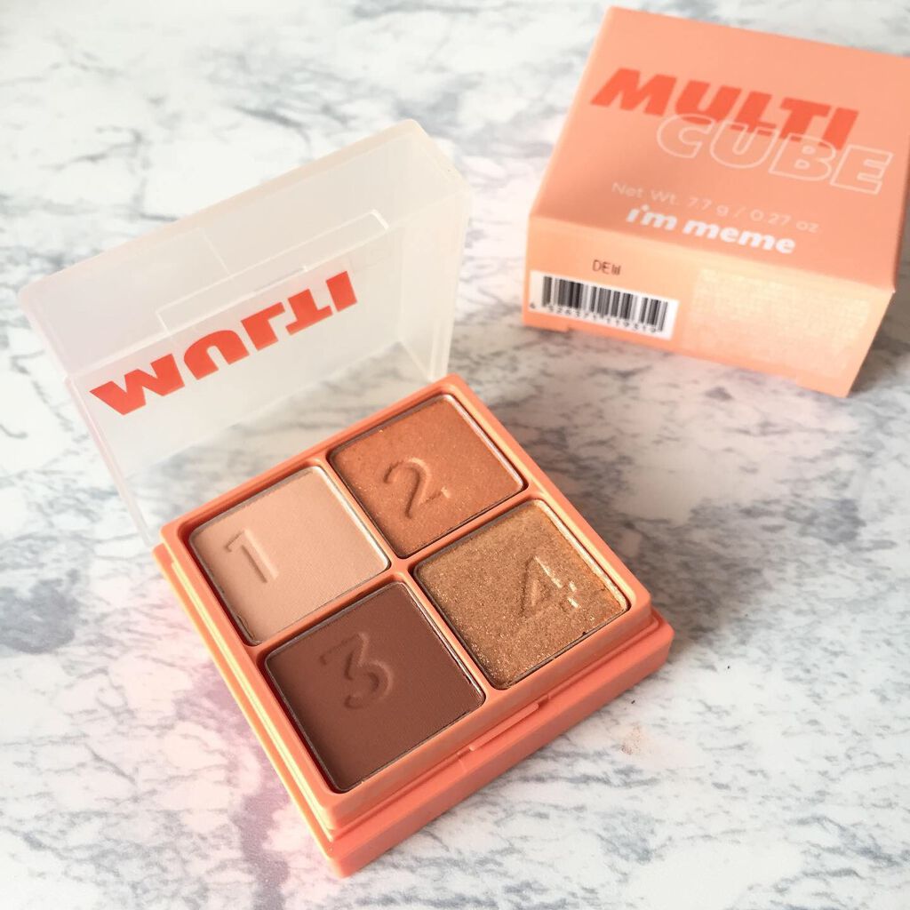 マルチキューブ/i’m meme/アイシャドウパレットを使ったクチコミ(3枚目)