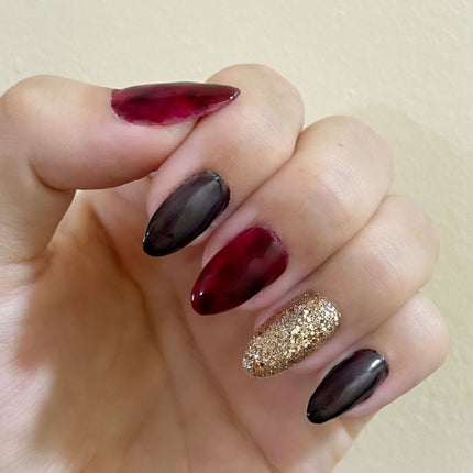 ジェルネイル(ライト対応)/セリア/ジェルネイルを使ったクチコミ(1枚目)