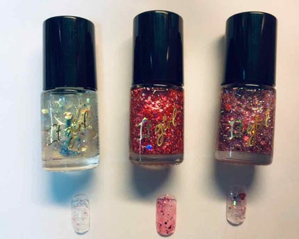 ITGグリッターネイル/DAISO/マニキュアを使ったクチコミ(1枚目)