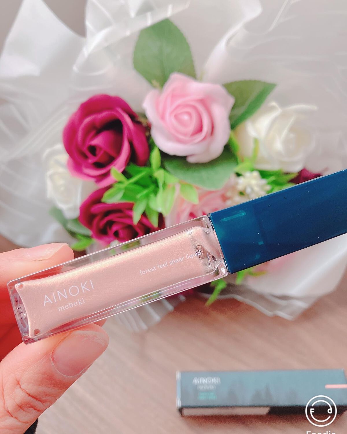 フォレスト フィール シアー リキッド/AINOKI mebuki/リキッドアイシャドウを使ったクチコミ（3枚目）