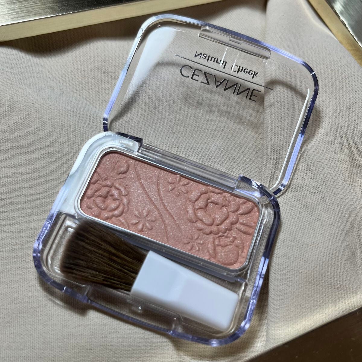 ナチュラル チークN/CEZANNE/パウダーチークを使ったクチコミ(2枚目)