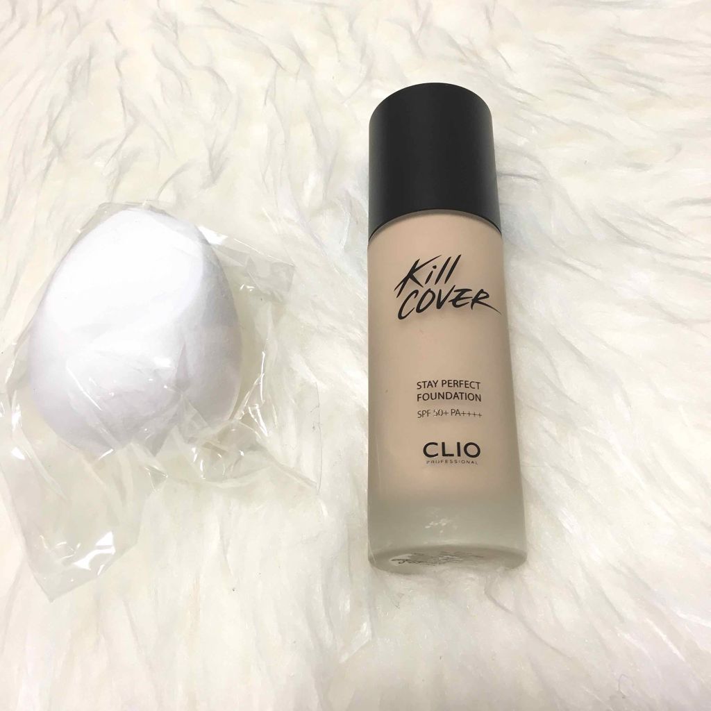 キルカバー ステイパーフェクトファンデーション/CLIO/リキッドファンデーションを使ったクチコミ（1枚目）