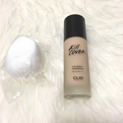 キルカバー ステイパーフェクトファンデーション/CLIO/リキッドファンデーションを使ったクチコミ(1枚目)