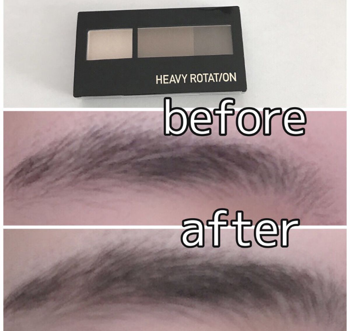ナチュラルパウダーアイブロウ/ヘビーローテーション/パウダーアイブロウを使ったクチコミ（2枚目）