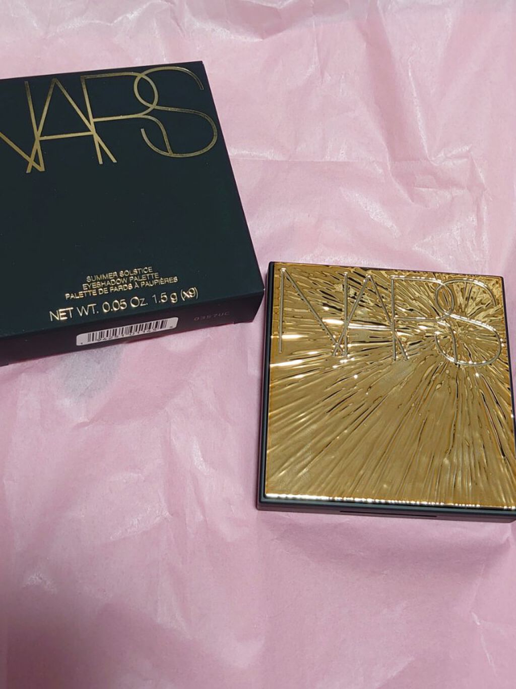 サマーソルスティス アイシャドーパレット/NARS/アイシャドウパレットを使ったクチコミ（2枚目）