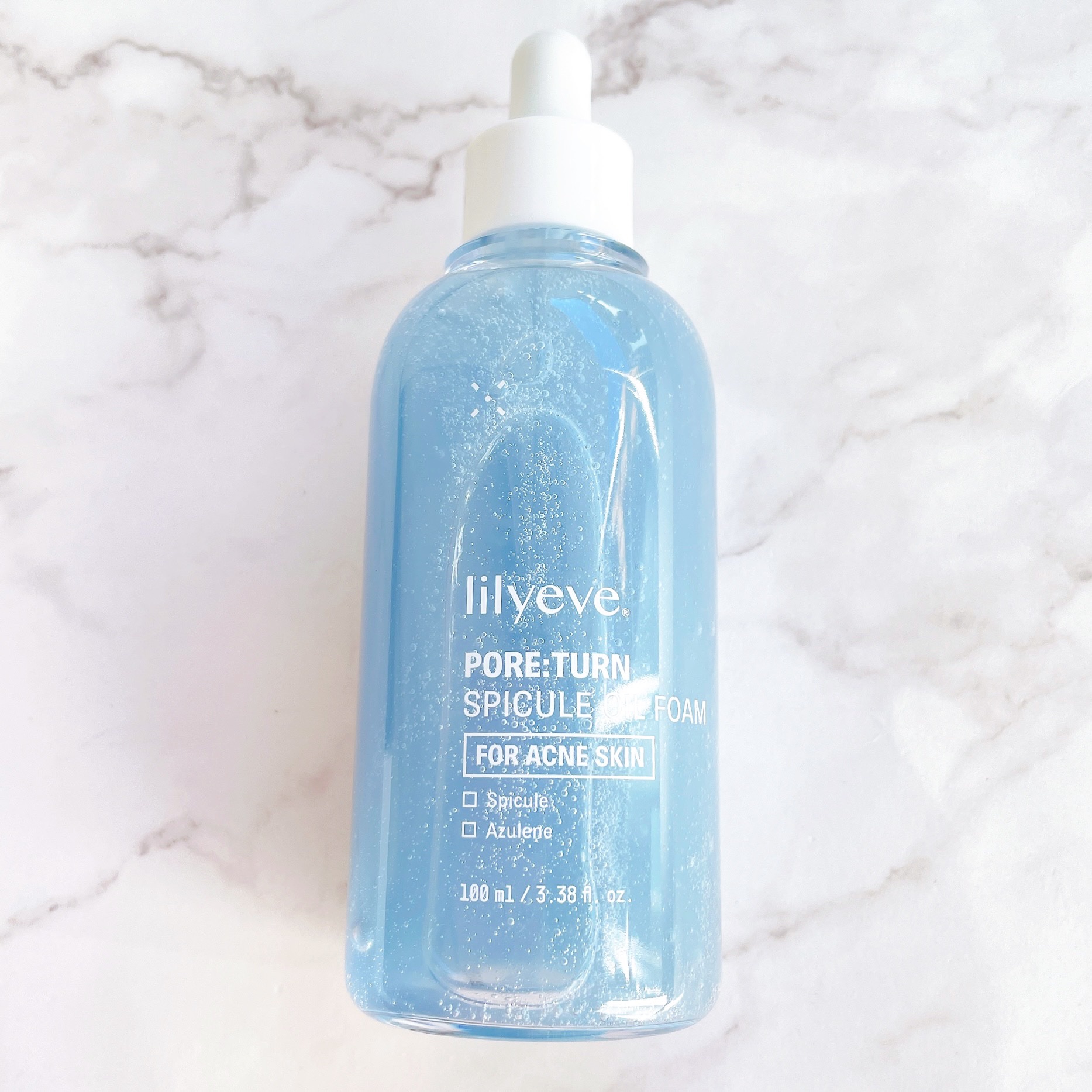 ポアターンスピキュールオイルフォーム/リリーイブ/オイルクレンジングを使ったクチコミ（3枚目）