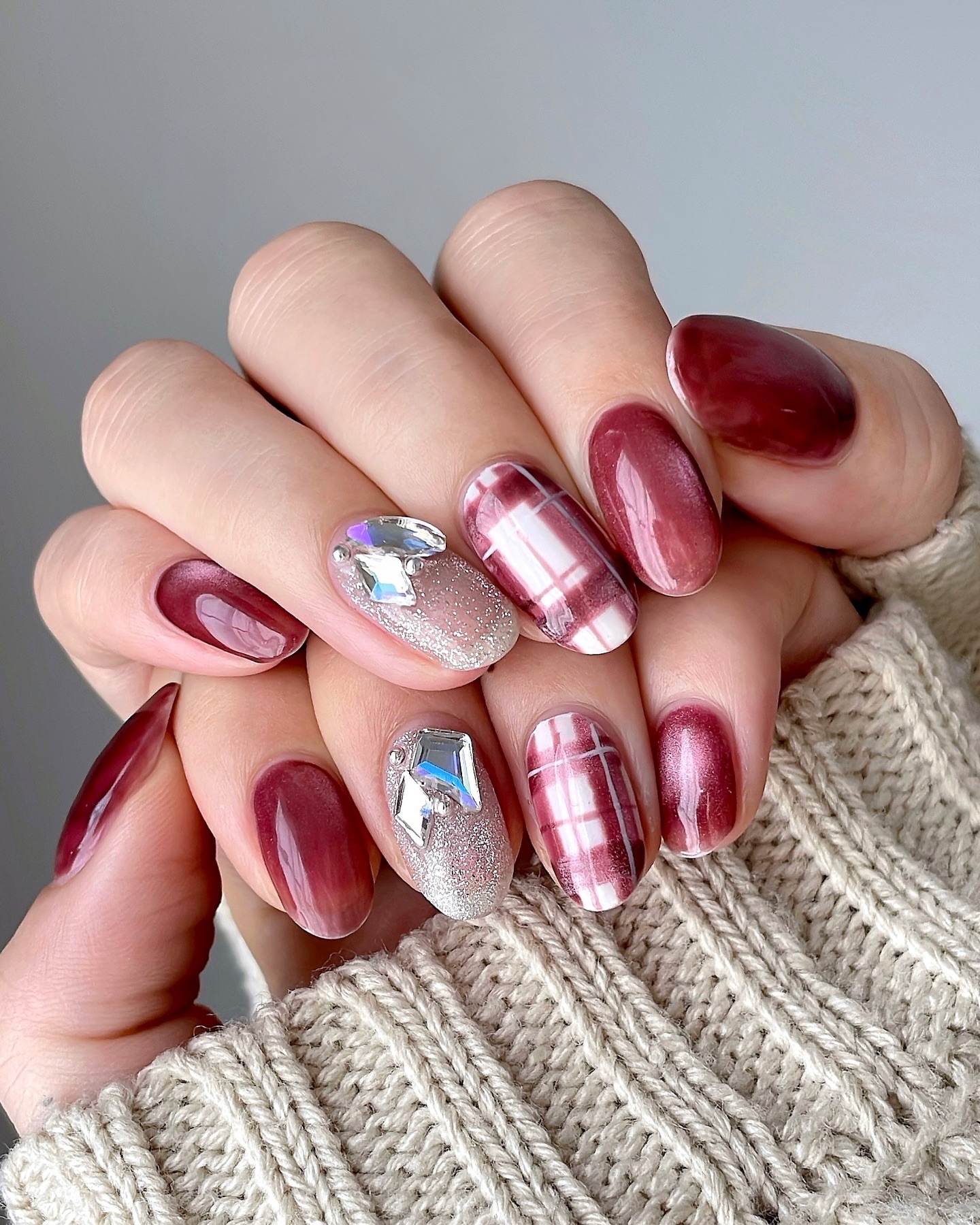 マグネットカラージェル/and graph/ジェルネイルを使ったクチコミ（1枚目）