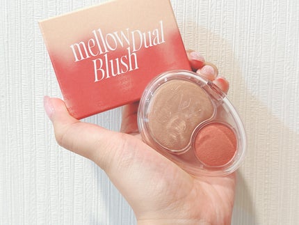 デュアルチークメロウ RS02 ハミングトーク/fwee/ジェル・クリームチークの画像