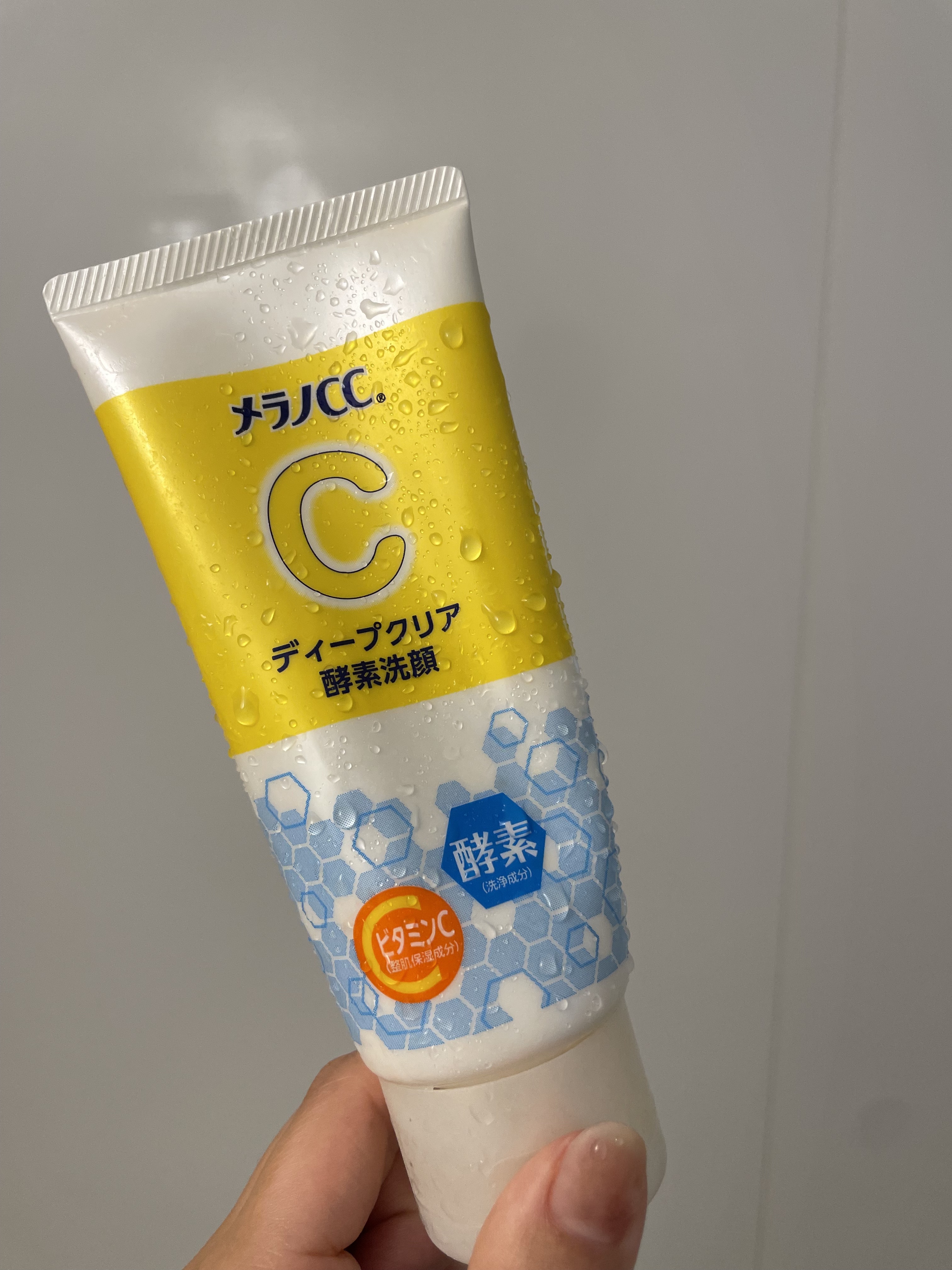 ディープクリア酵素洗顔	/メラノCC/洗顔フォームを使ったクチコミ（1枚目）