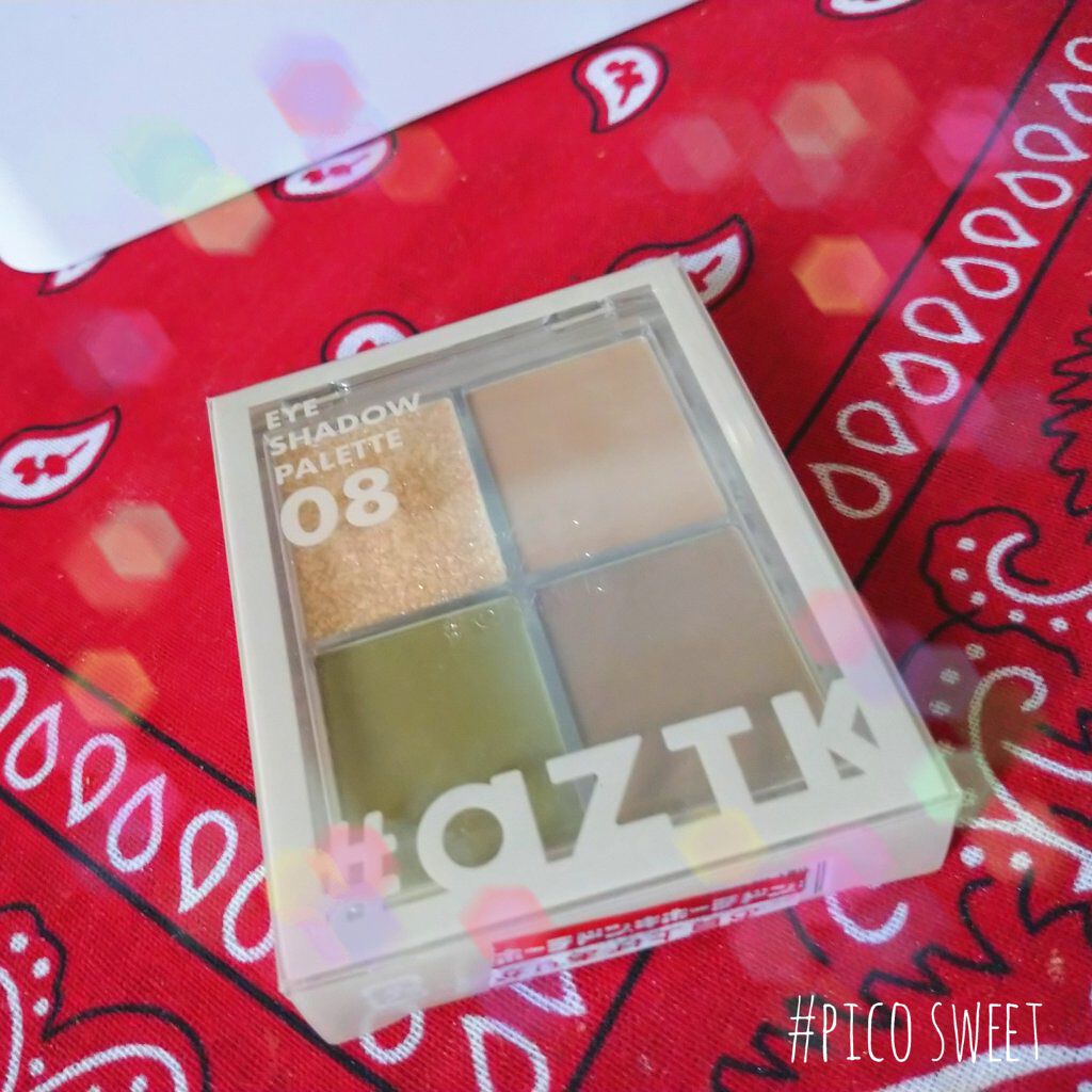 4色アイシャドウパレット 08 エメピスターシュ/aZTK/アイシャドウパレットを使ったクチコミ（1枚目）