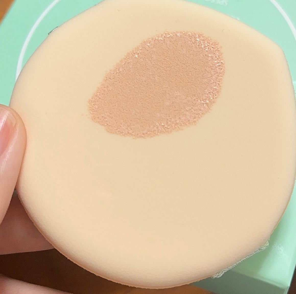 ティーツリーデイデイトーンアップサンクッション/NOWATER/日焼け止めローションを使ったクチコミ(4枚目)