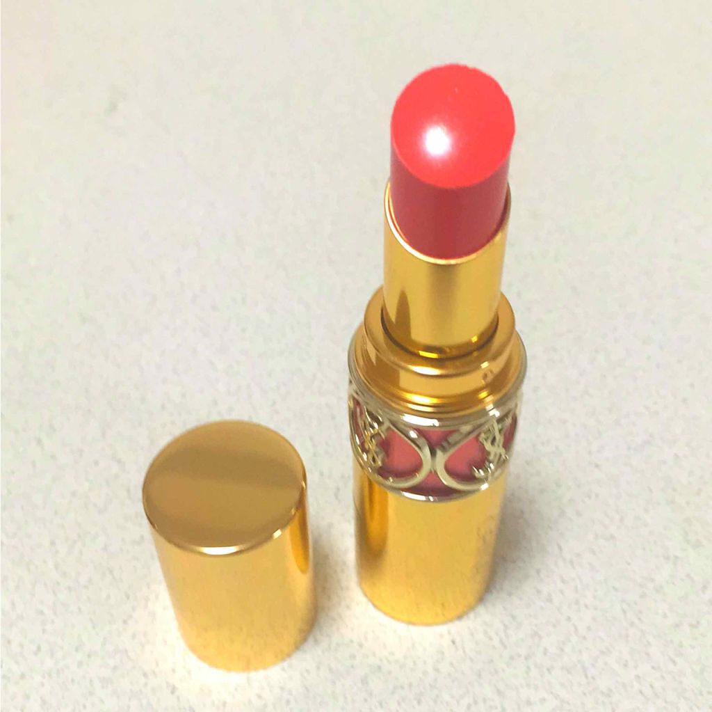 ルージュ ヴォリュプテ シャイン/YVES SAINT LAURENT BEAUTE/口紅を使ったクチコミ（2枚目）