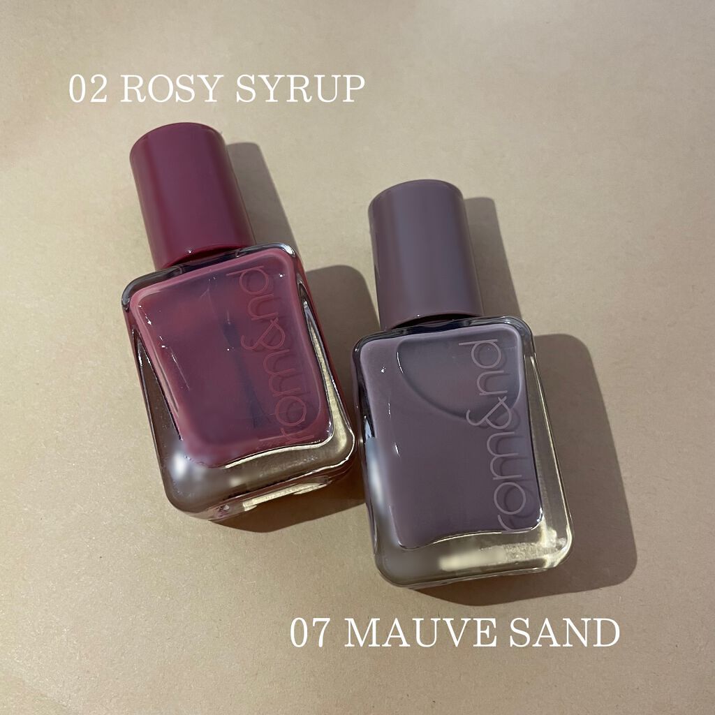 ムードペブルネイル/rom&nd/マニキュアを使ったクチコミ（2枚目）