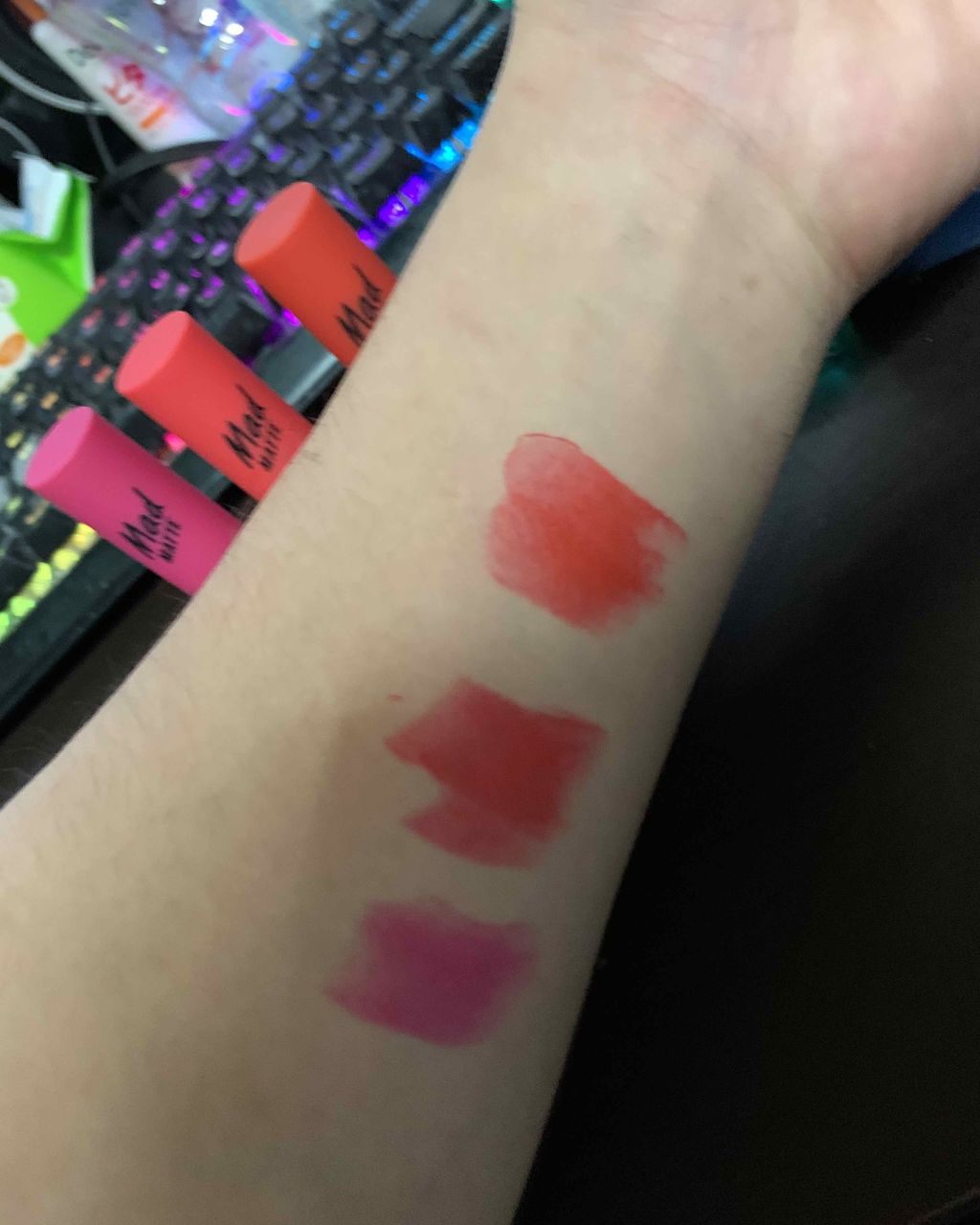 マッド マット リップ 16 SWEET GUAVA/CLIO/口紅を使ったクチコミ（2枚目）