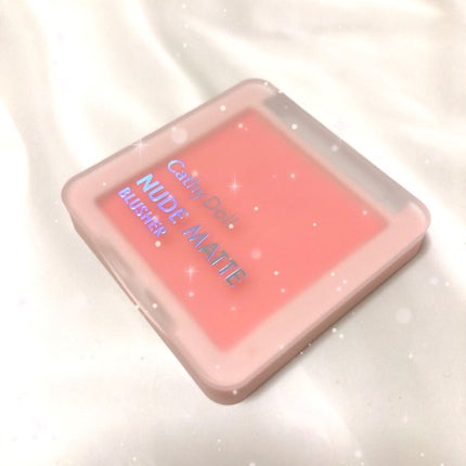 ヌードマットブラッシャー/CathyDoll/パウダーチークを使ったクチコミ(2枚目)
