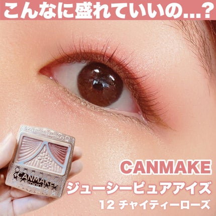 ジューシーピュアアイズ/キャンメイク/アイシャドウパレットを使ったクチコミ(1枚目)