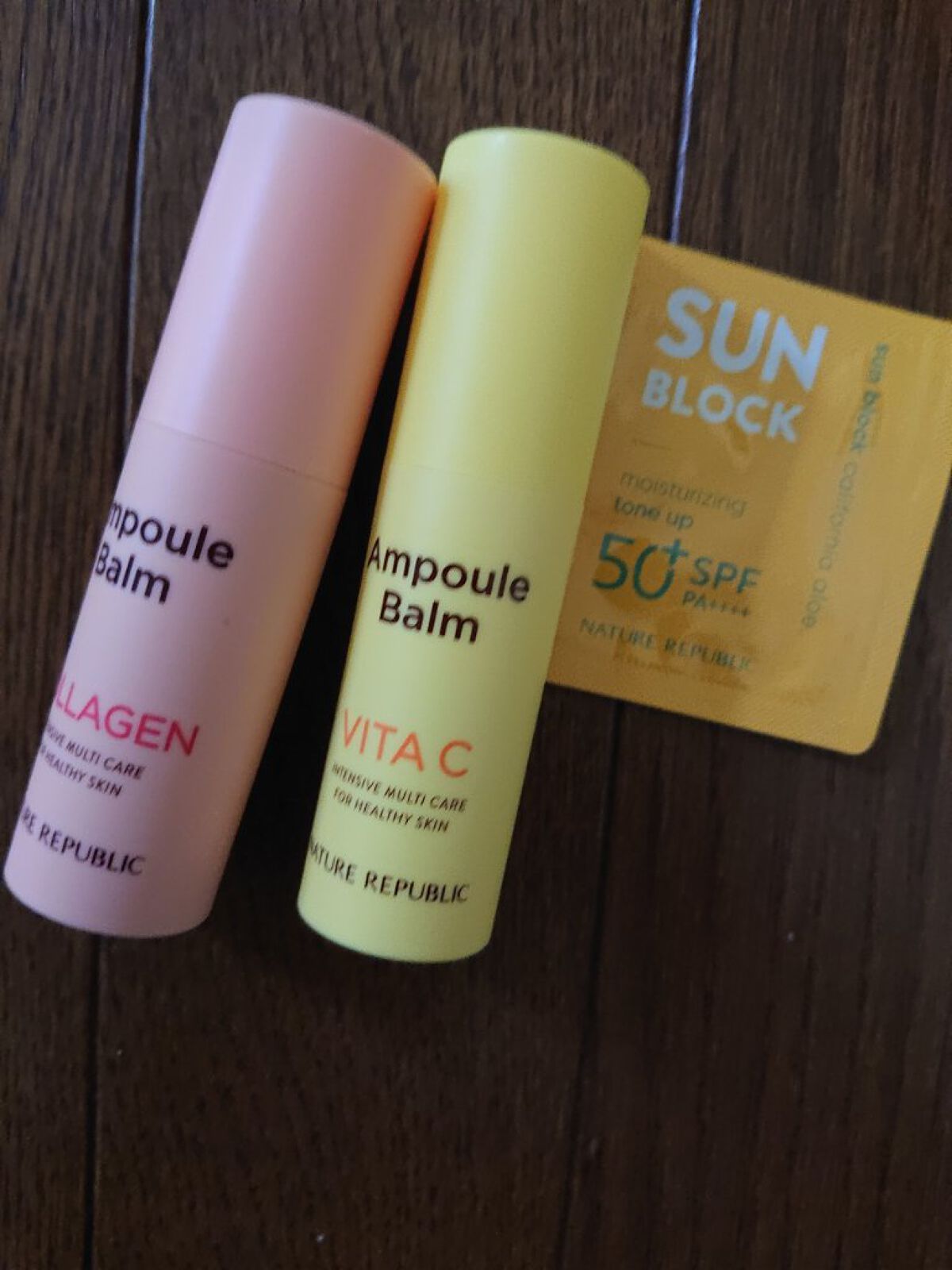 スティック美容液（レモン）/ネイチャーリパブリック/フェイスバームを使ったクチコミ（1枚目）