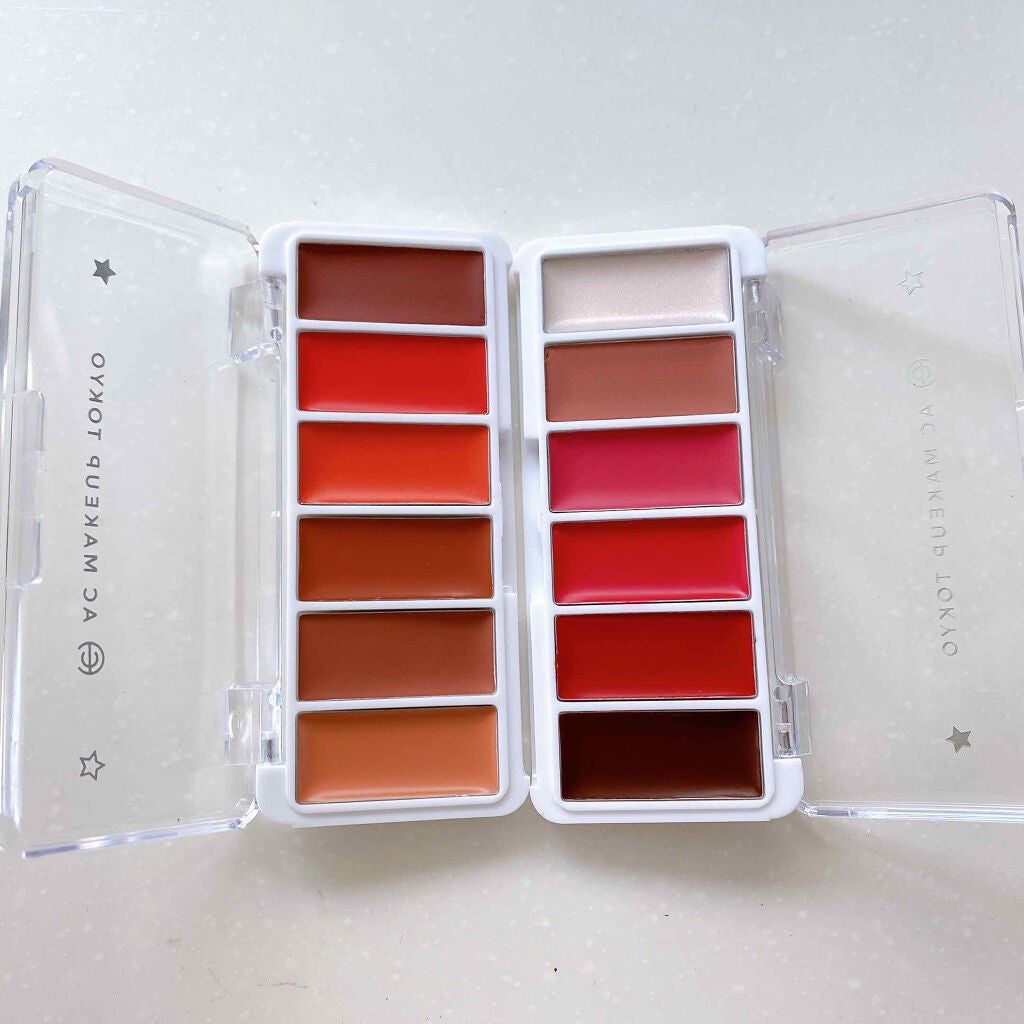 AC6カラーリップパレット/セリア/口紅を使ったクチコミ(2枚目)