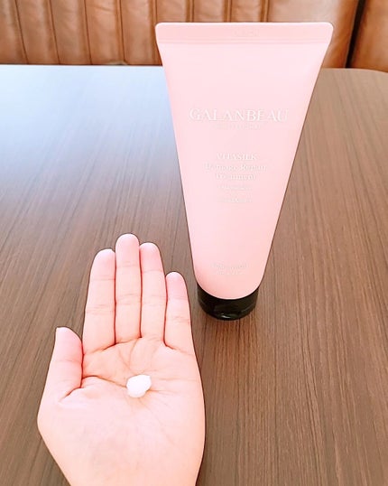 ビタシルクダメージリペアトリートメント(ローズブルーム)/ガランビュー/洗い流すヘアトリートメントを使ったクチコミ(2枚目)