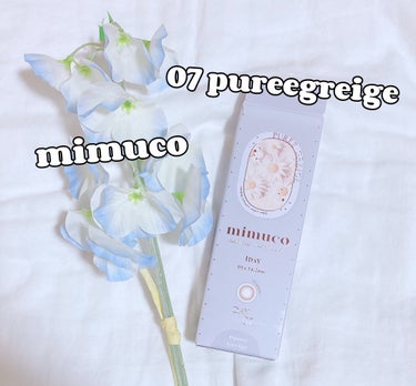 mimuco 1day ピュレグレージュ/mimuco/ワンデー（１DAY）カラコンを使ったクチコミ（1枚目）