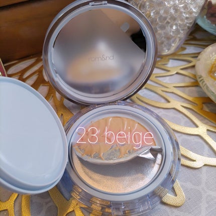 ベアウォータークッション/rom&nd/クッションファンデーションを使ったクチコミ(2枚目)