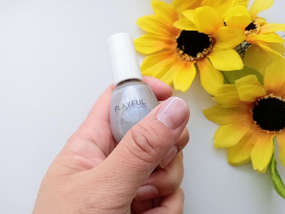 プレイフル プリズムモイストコート pmc-03　クールベージュ/PLAYFUL/オールインワンネイルを使ったクチコミ（1枚目）