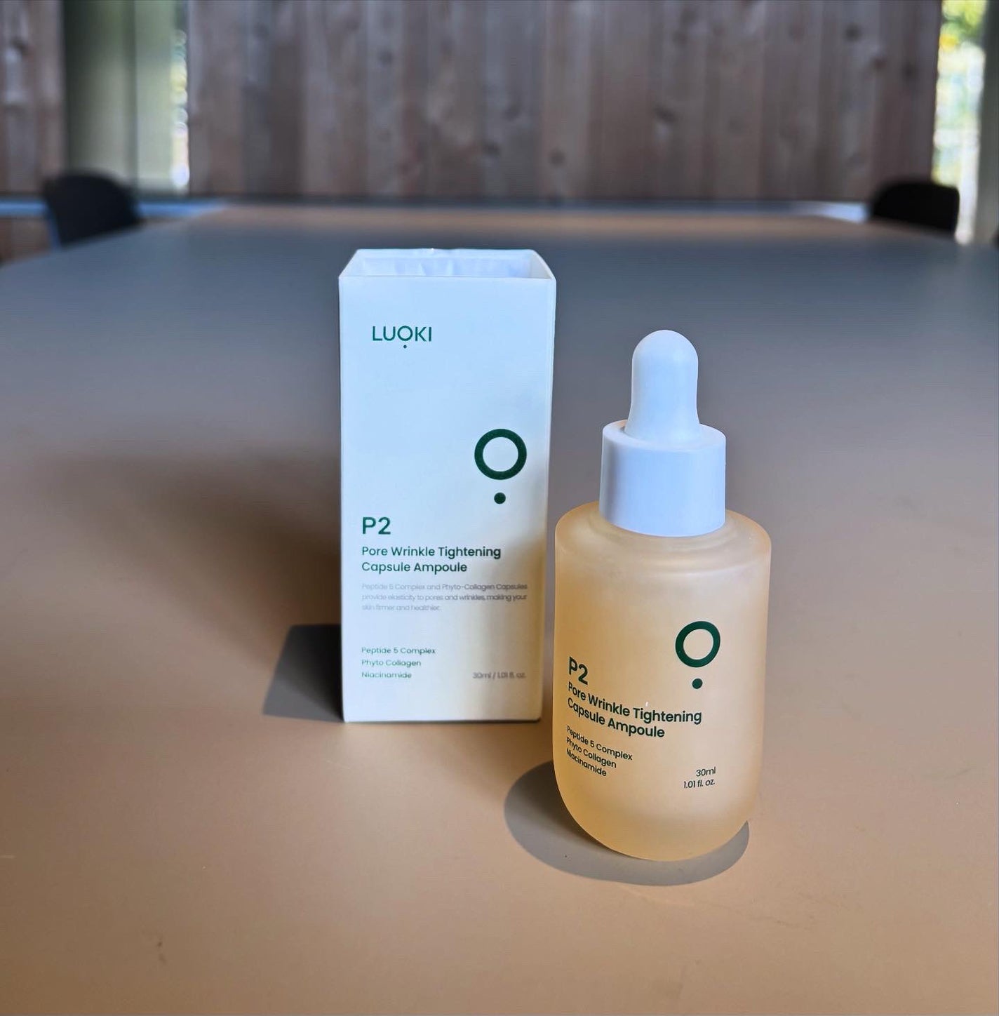 P2毛穴シワタイトニングカプセルアンプル/LUOKI/美容液を使ったクチコミ(1枚目)