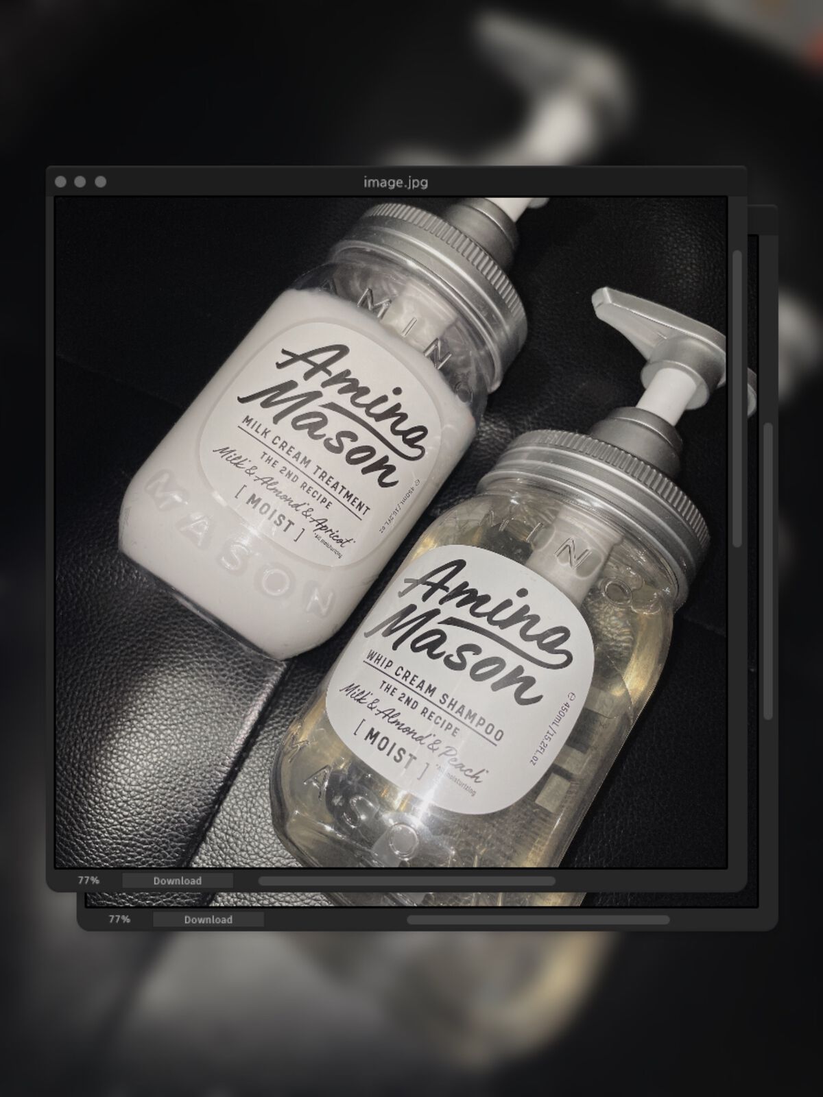 アミノメイソン ディープモイスト ホイップクリーム シャンプー/ミルククリーム ヘアトリートメント/アミノメイソン/市販シャンプーを使ったクチコミ(1枚目)