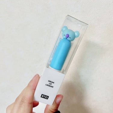 BT21 × VT Cosmetic glow  lip lacquer/VT/リップグロスを使ったクチコミ（1枚目）