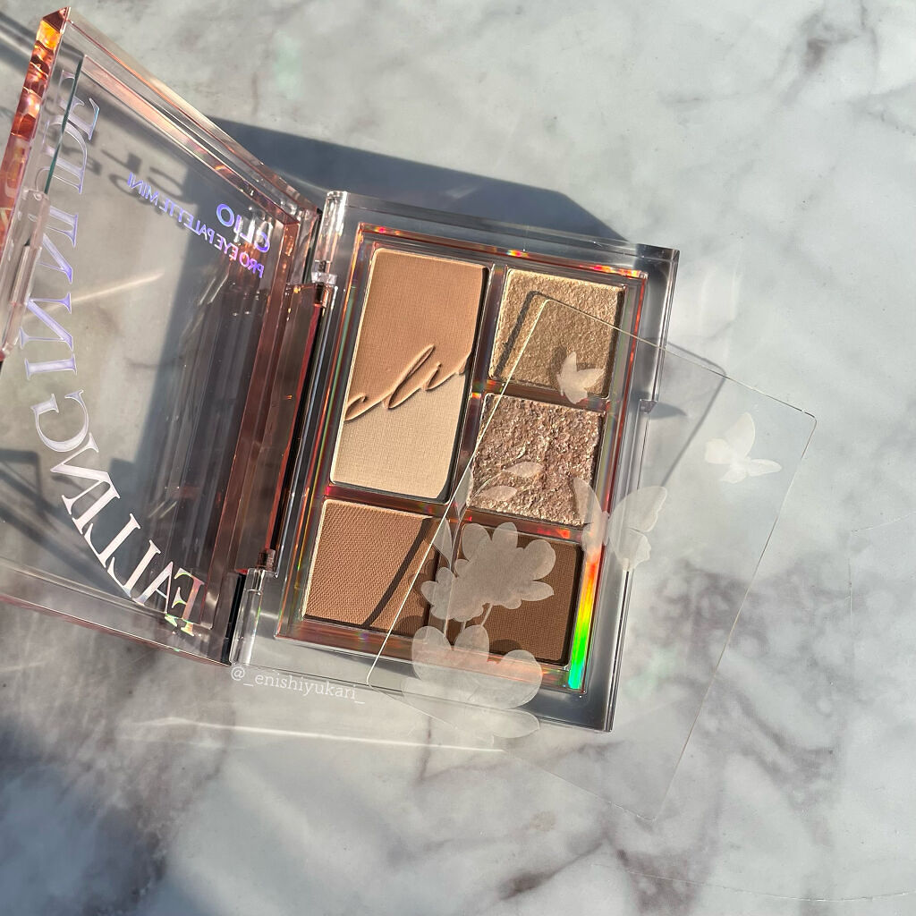 プロ アイパレット ミニ 04 FALLING IN NUDE/CLIO/アイシャドウパレットを使ったクチコミ（3枚目）