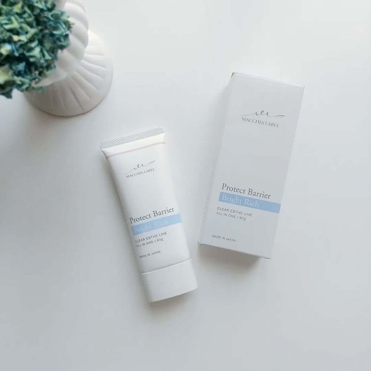 プロテクトバリアブライトリッチ/Macchia Label/オールインワン化粧品を使ったクチコミ（1枚目）