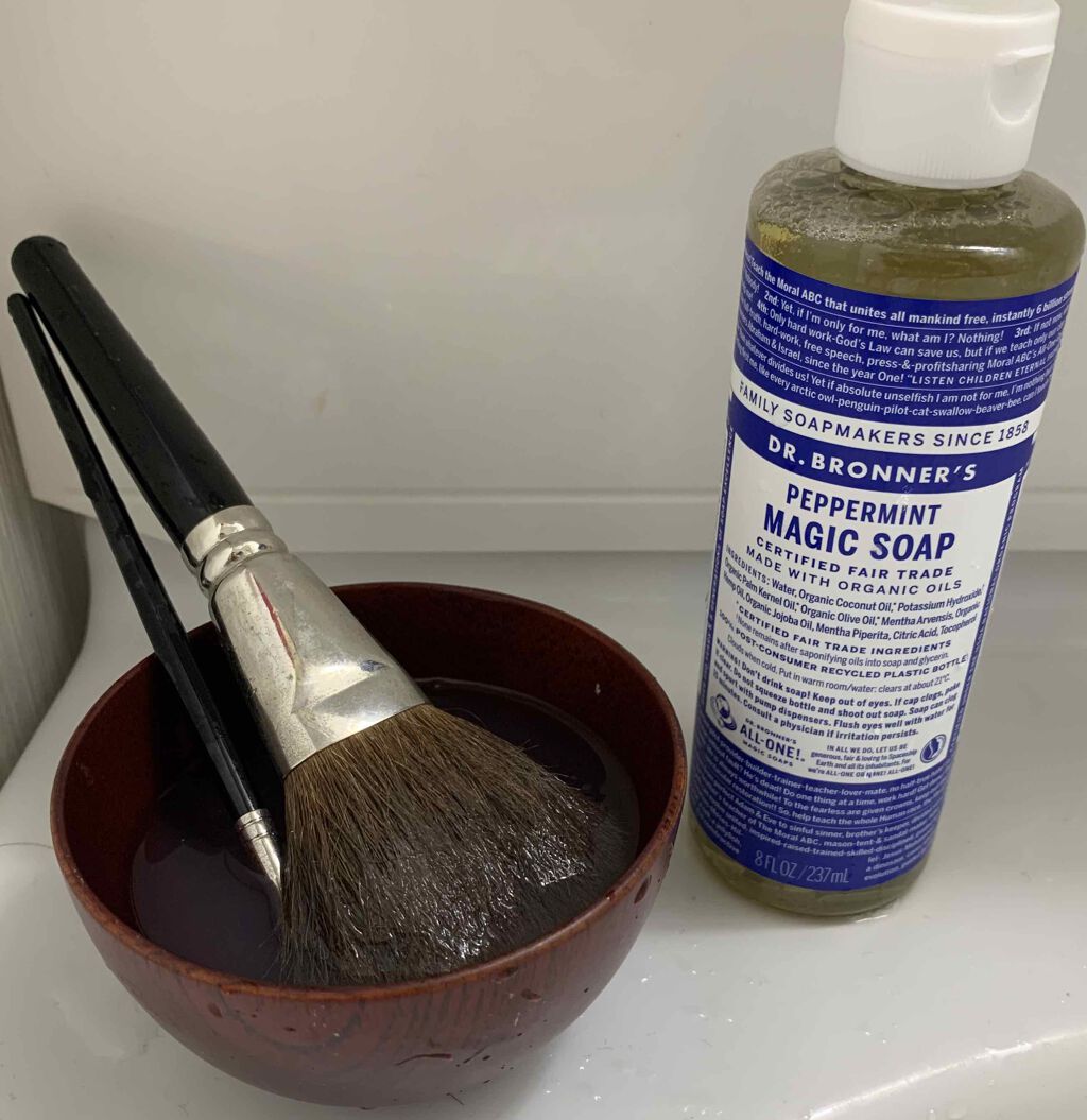 マジックソープ ペパーミント/ドクターブロナー/ボディソープを使ったクチコミ(4枚目)