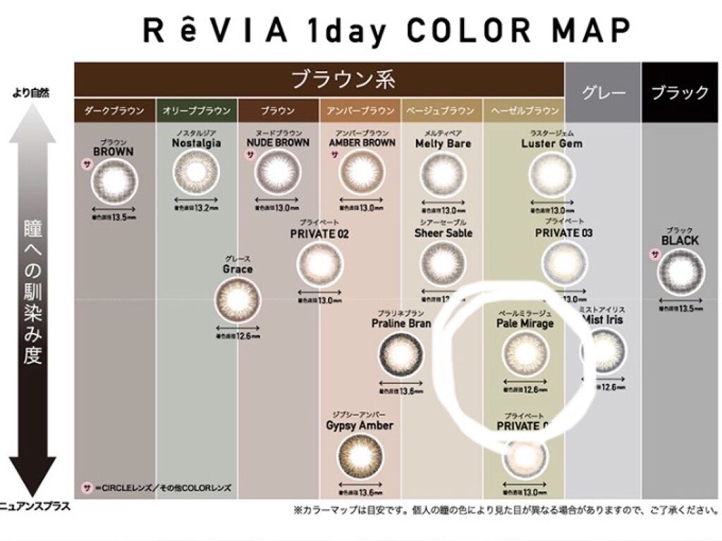ReVIA 1day/ReVIA/ワンデー（１DAY）カラコンを使ったクチコミ（3枚目）