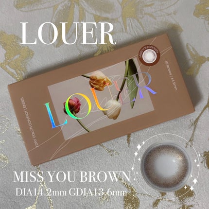 LOUER/LOUER/カラーコンタクトレンズを使ったクチコミ(1枚目)